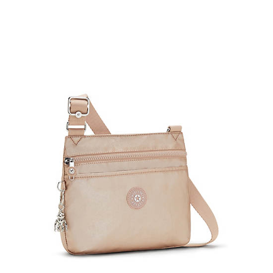 Torba Crossbody Kipling Emmylou Metallic Złote | PL 2106BE